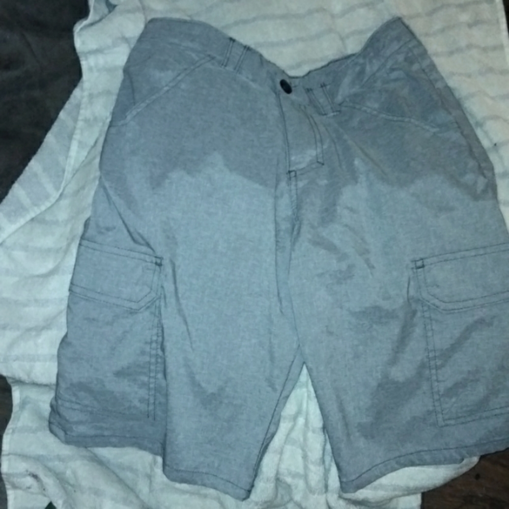 Boys Grey Cargo Shorts sz12